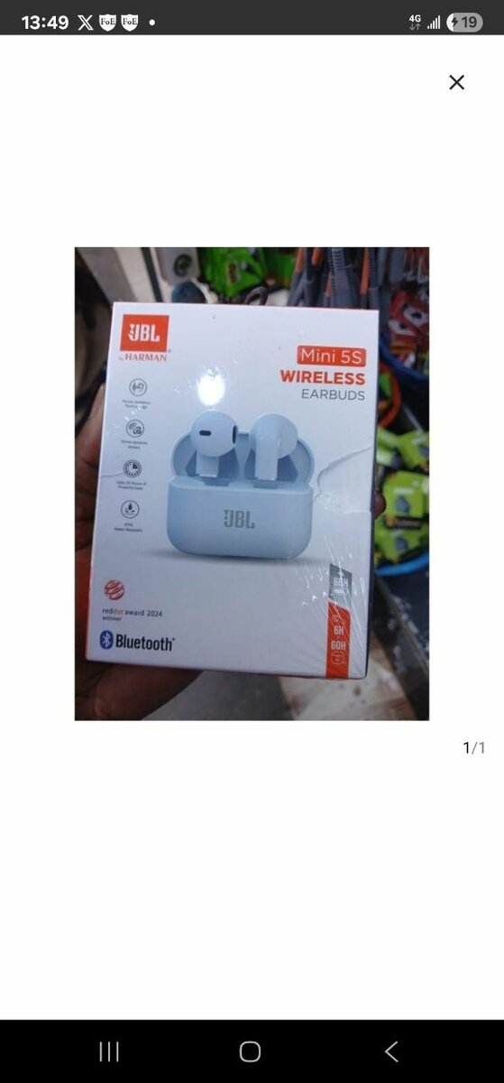 JBL Mini 5S Écouteurs Sans Fil