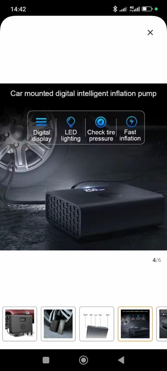 Compresseur d'air portable voiture