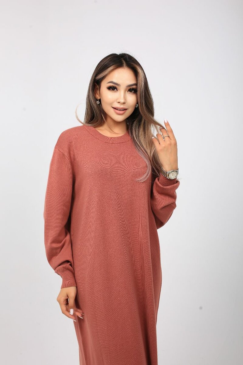 Трикотажное платье