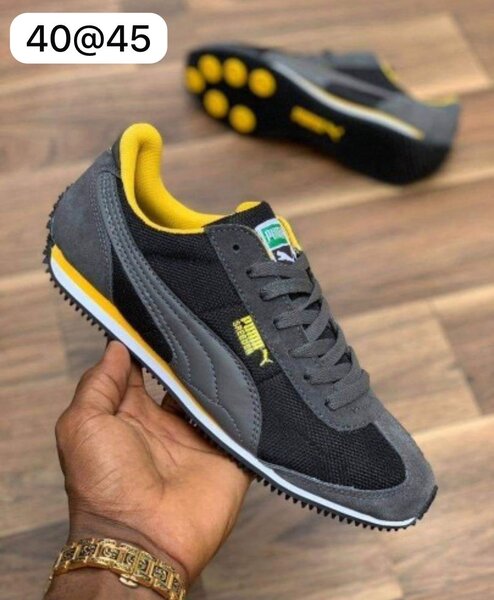Chaussures Puma homme noir/jaune