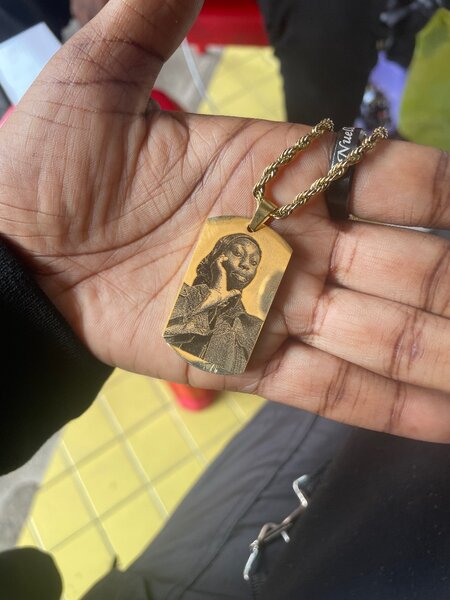 Customized picture necklace