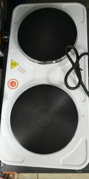 Plaque chauffante électrique double