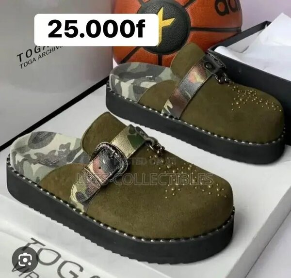 Sandales vertes pour homme TOGA