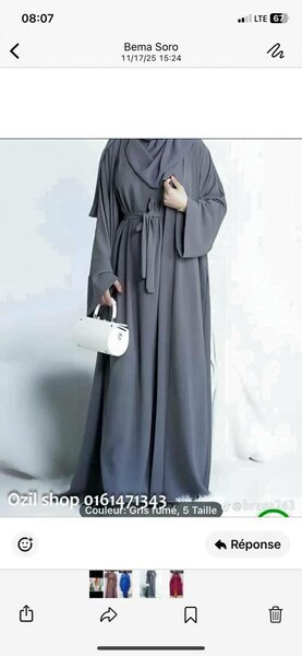 Robe longue élégante taille XL-XXL