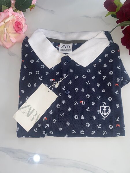 Polo Homme Imprimé Nautique