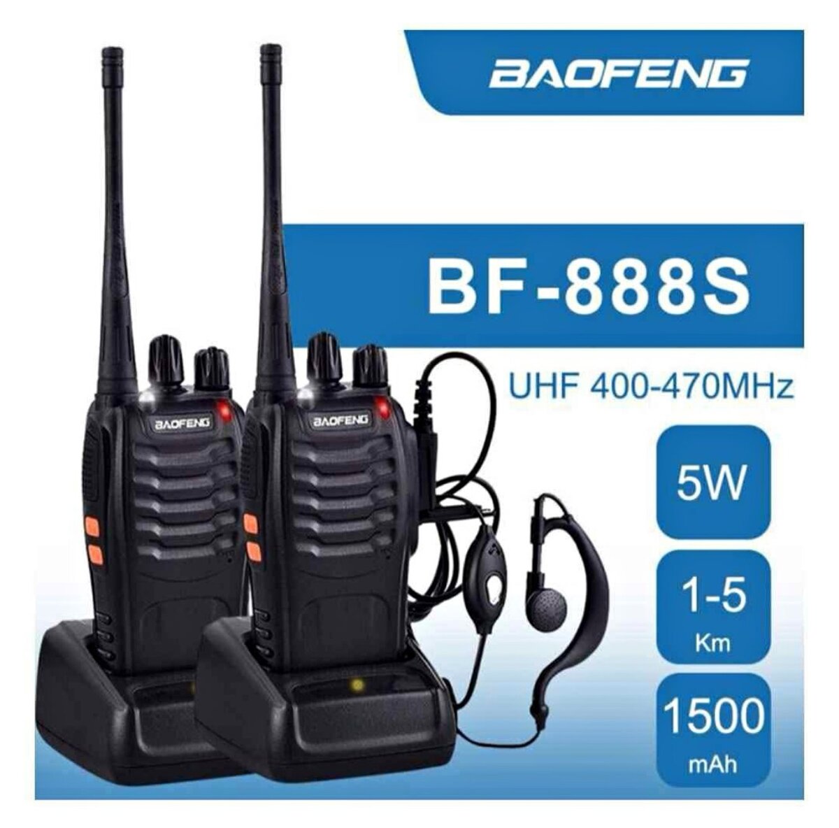2 Talkie-walki portabl Baofeng