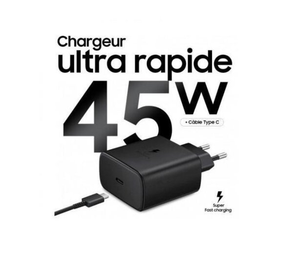Chargeur Samsung 45W USB-C Rapide