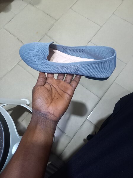 Ballerines Confortables Bleu