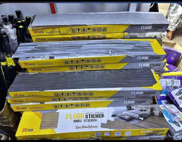 Autocollant de sol stratifié