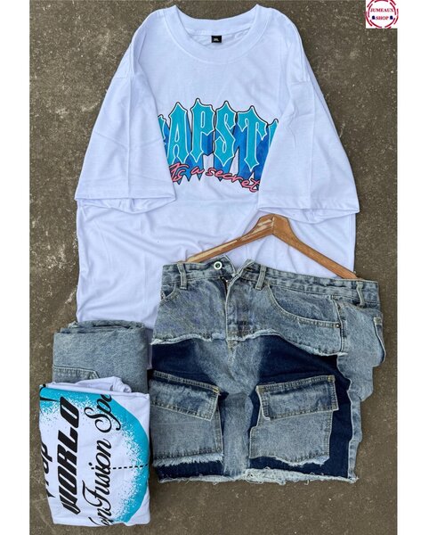 Ensemble T-shirt et Jean Décontracté