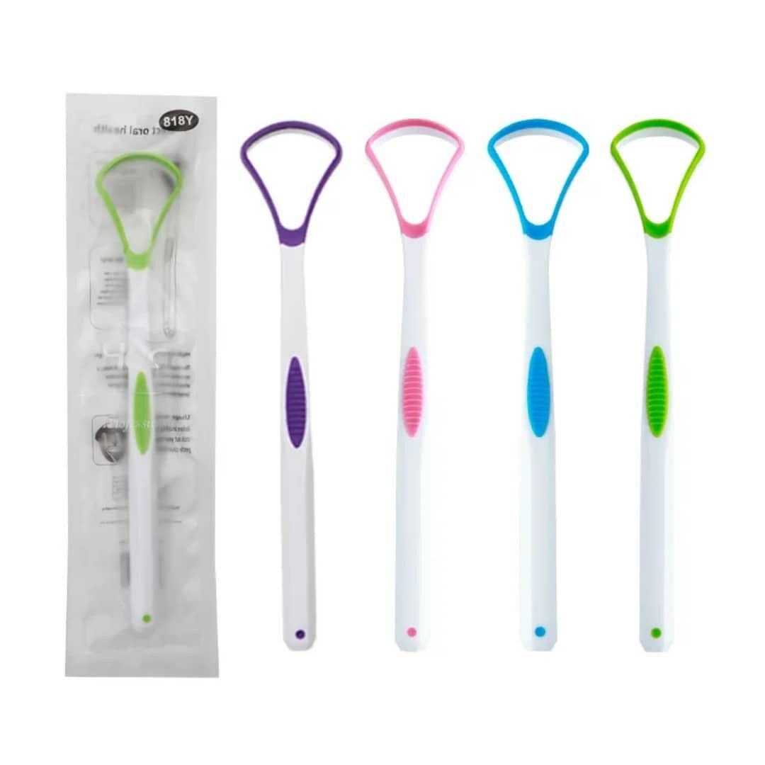 Gratte-langue en plastique