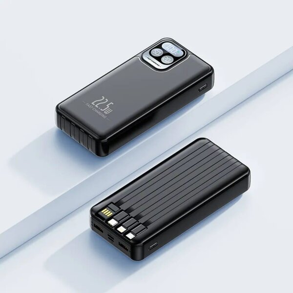 Powerbank 20000mAh 4 câbles