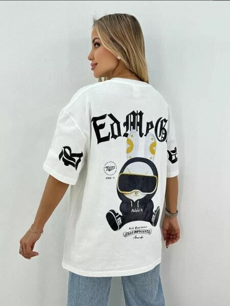 T-shirt graphique décontracté