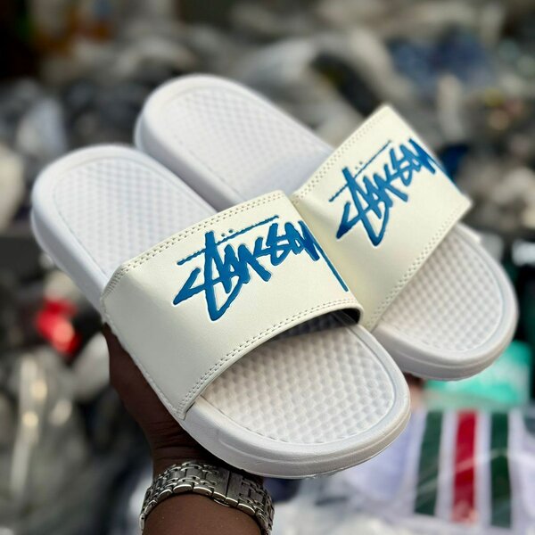 Stüssy Mules Homme Blanc