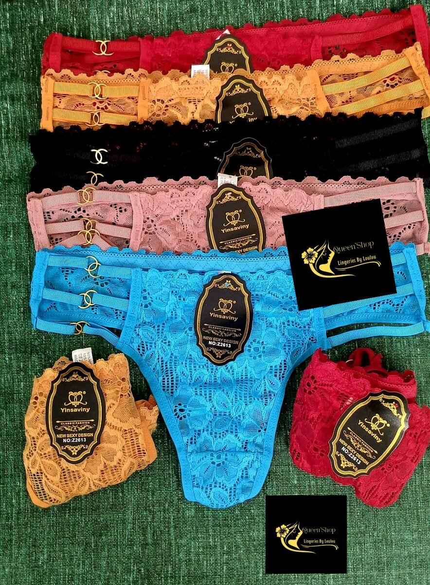 Culottes dentelle colorées sexy