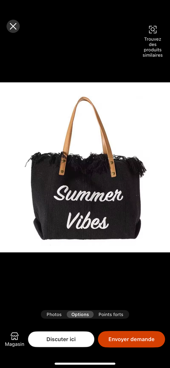 Sac Tendance Été "Summer Vibes"