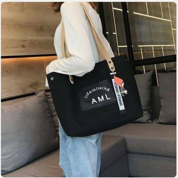 Sac cabas mode en toile AML