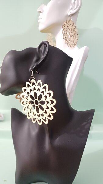 Boucles d'Oreilles Florales