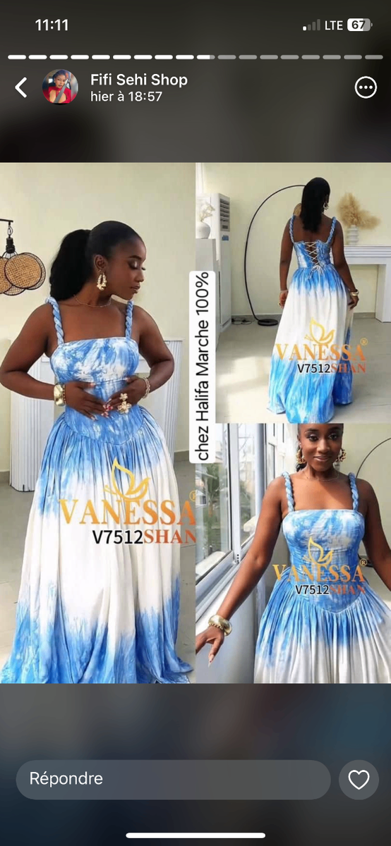 Robe longue élégante femme