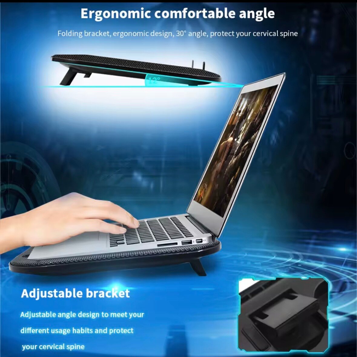 Support ventilé pour ordinateur portable