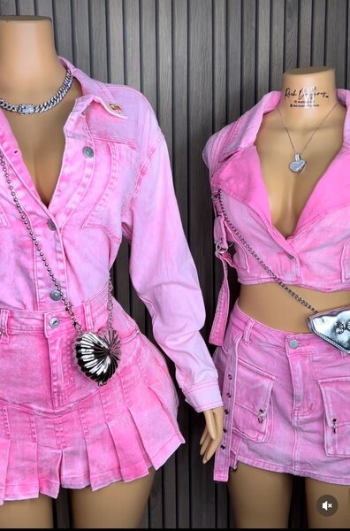 Cropped Jacket Set available