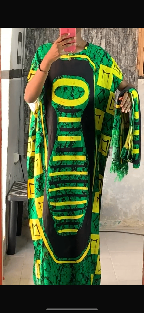 Robe Caftan Colorée Femme