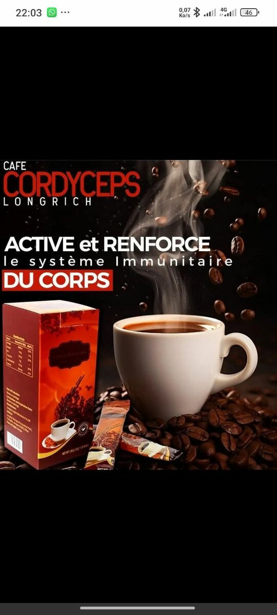 Café Cordyceps Immunité