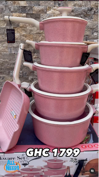 6pcs Diecast Cookware 