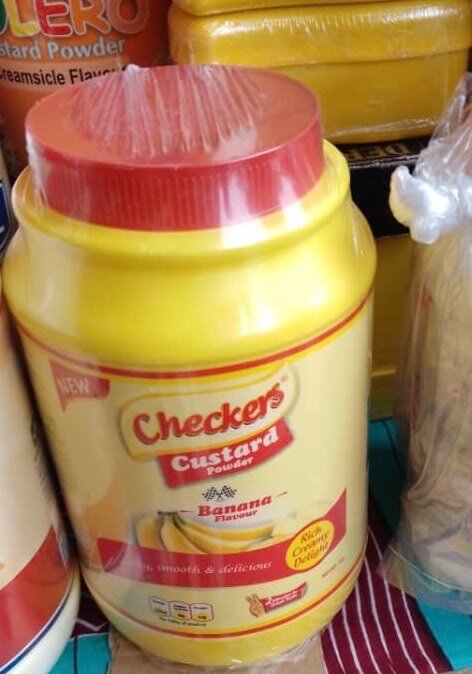 Poudre de Custard Banane Checkers