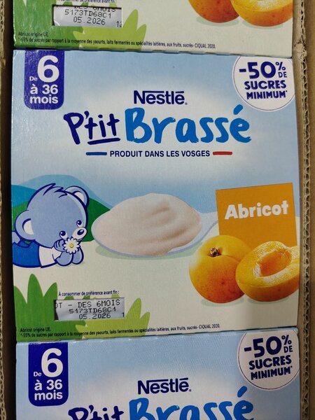 Yaourt Nestlé Brassé Abricot