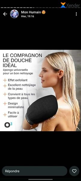 Éponge Exfoliante Douche