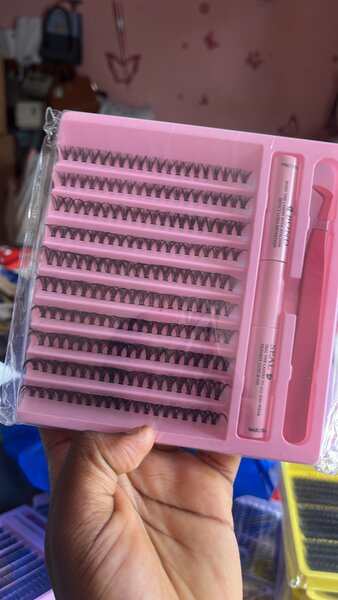 Kit Extension de Cils Faux Ongles