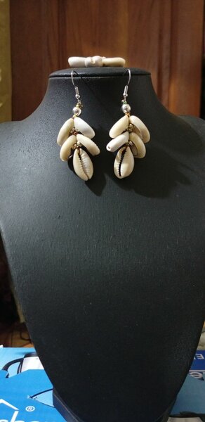 Boucles d'oreilles cauris n°2