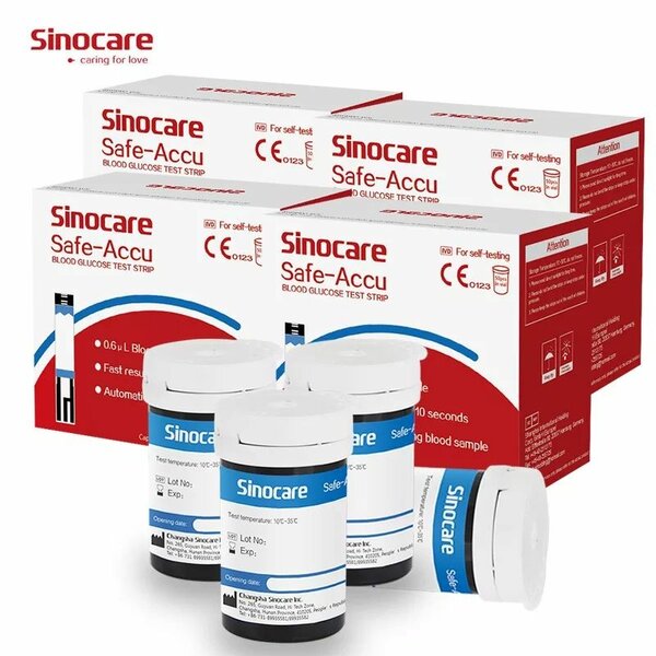 Sinocare Blood Glucose Test Strips