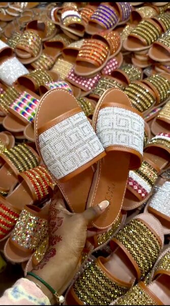 Sandales Bohèmes Perles Femmes