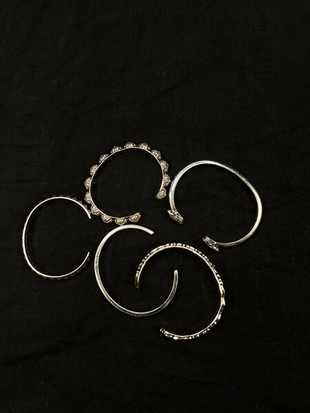 Bracelets chromes acier inox