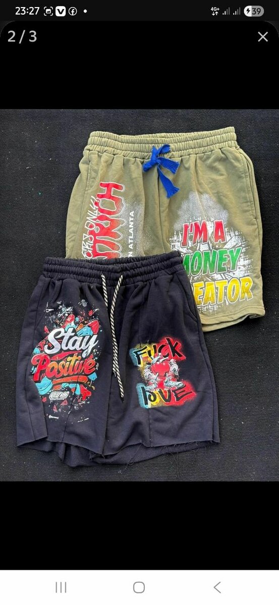 Shorts décontractés imprimés tendance