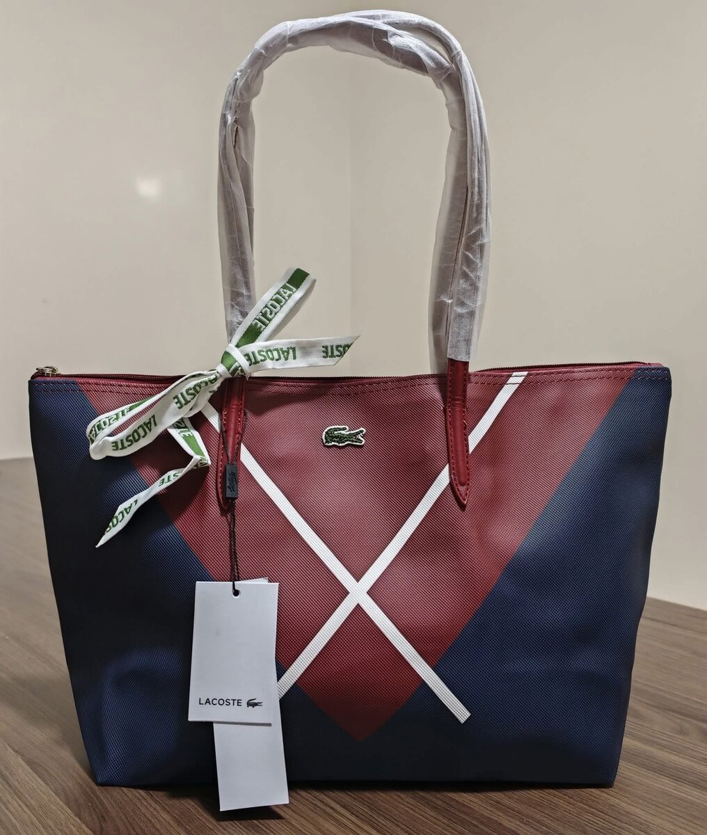 Sac cabas Lacoste en toile