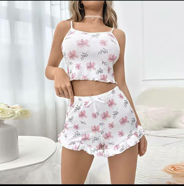 Ensemble Pyjama Femme Fleuri