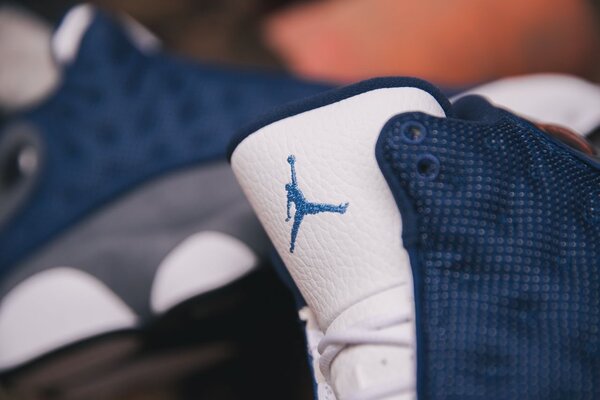 Baskets Air rétro bleu