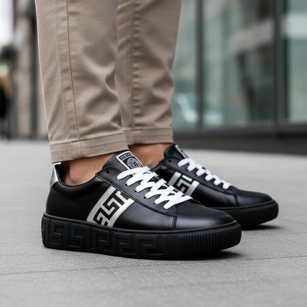 Baskets noires homme modernes