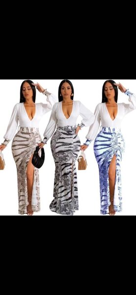 Robe Glamour à Imprimé Zébré