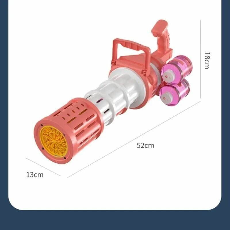 Pistolet à bulles géant Gatling