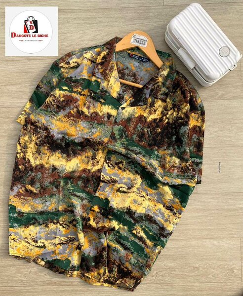 Chemise à motif coloré