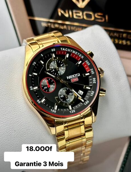 montre-bracelet nibosi noir