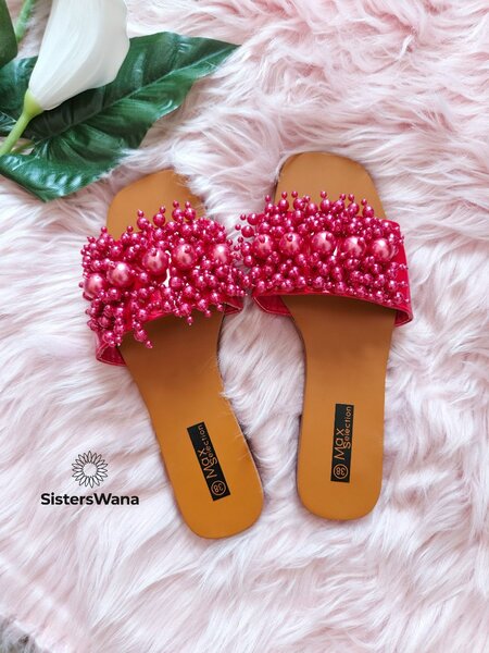 Sandales perlées élégantes