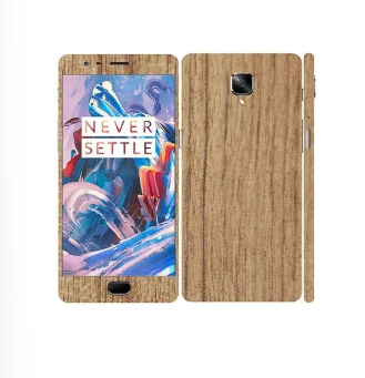 ONE PLUS 3T Wooden Texture Mobile Skin - Mahogany