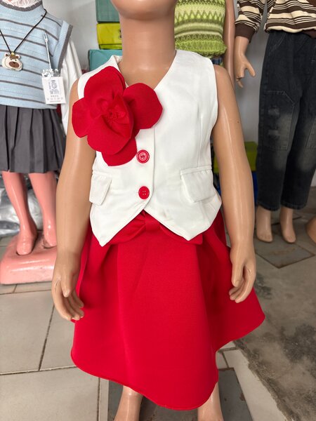 rouge blanc de 1 à 3 ans