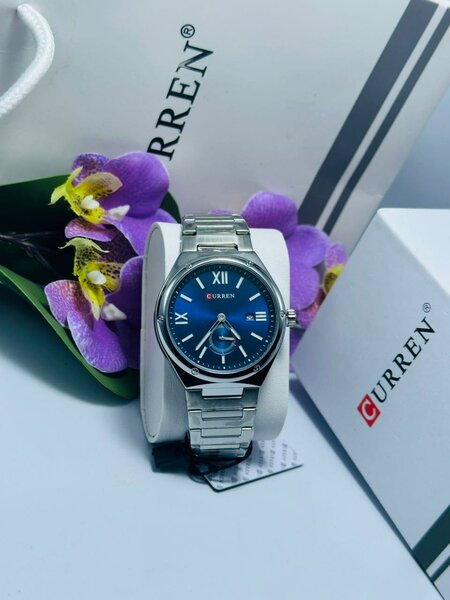 Montre Homme URREN Acier Bleu