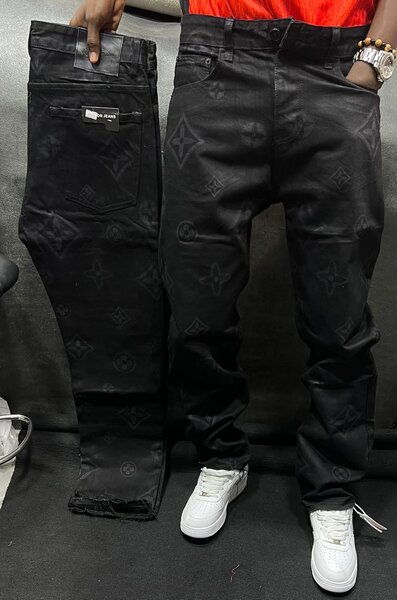 Jean imprimé tendance homme